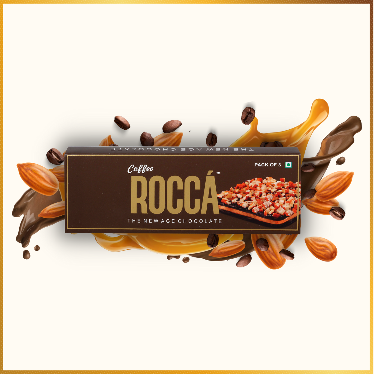 Buy Gourmet Coffee Brittle Chocolate (Pack of 3) Online - Rocca