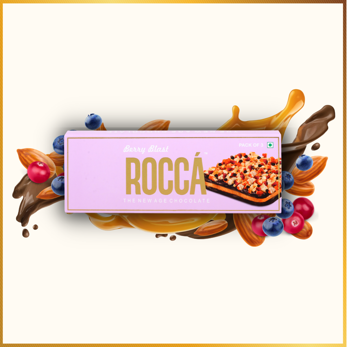Gourmet Berry Brittle Chocolate - Rocca
