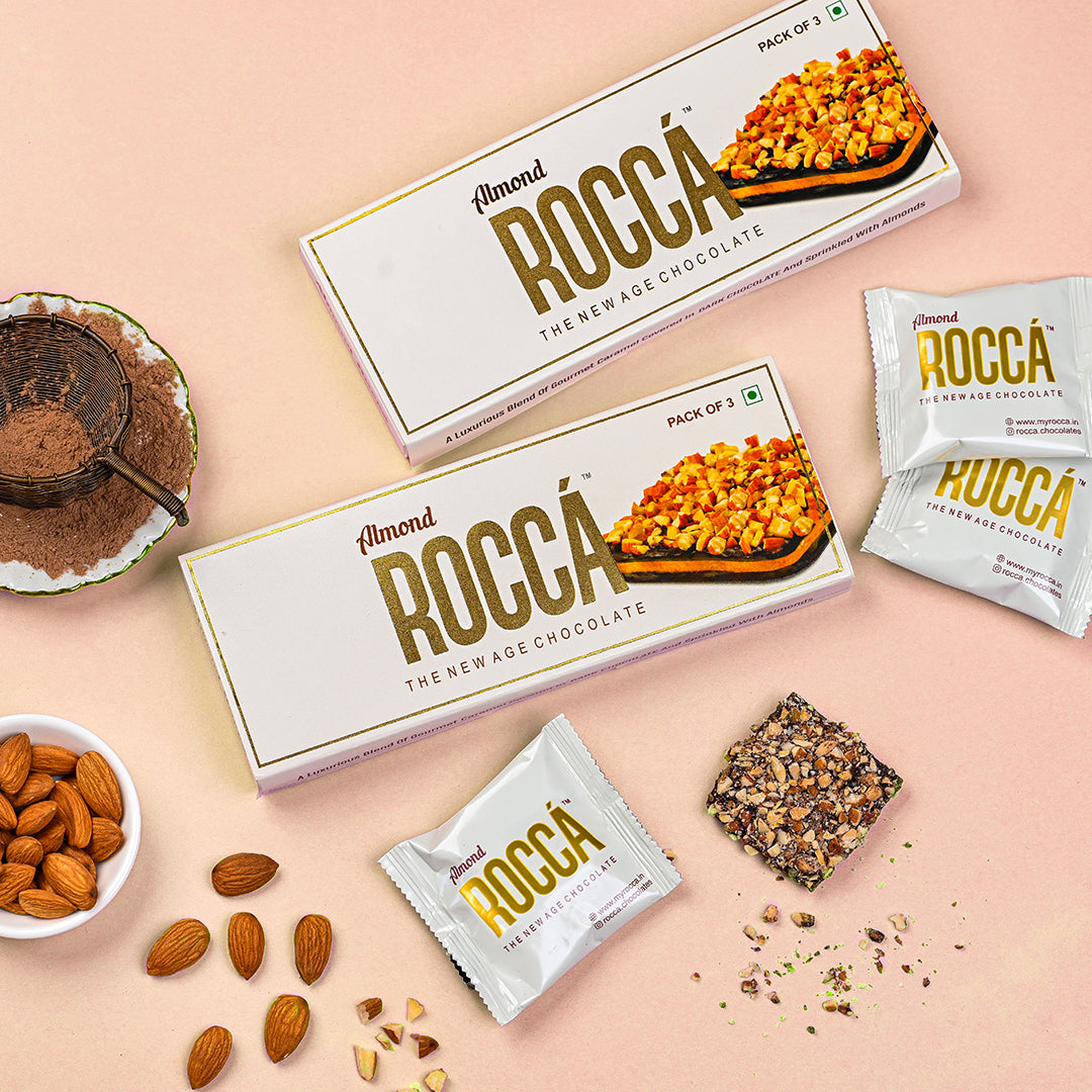 Gourmet Almond Brittle Chocolates - Rocca