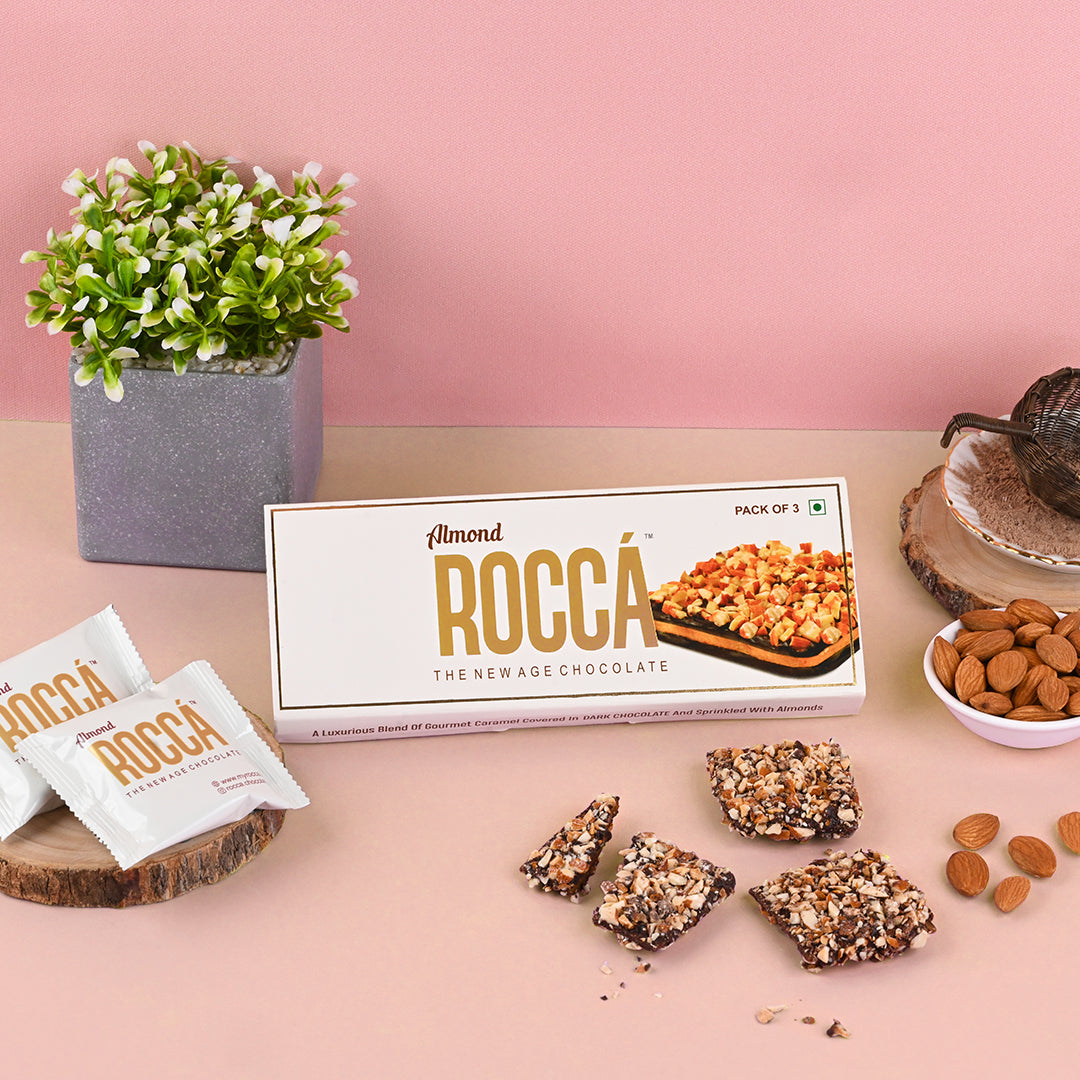 Gourmet Almond Brittle Chocolates - Rocca